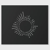 Morse Code Alphabet Cadeaupapier (Vlak)