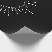 Morse Code Alphabet Cadeaupapier (Hoek)