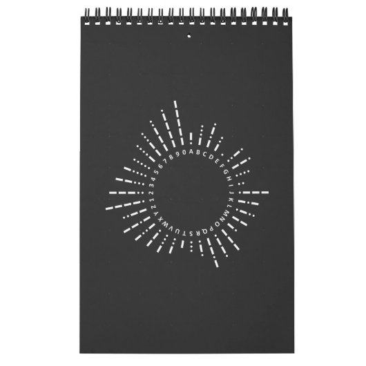 Morse Code Alphabet Kalender (Hoes)