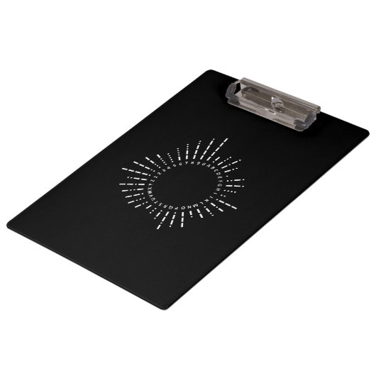 Morse Code Alphabet Klembord (Gekanteld)