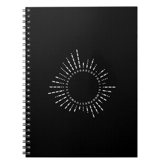 Morse Code Alphabet Notitieboek (Voorkant)