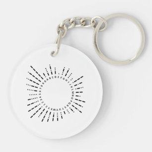 Morse Code Alphabet Sleutelhanger