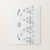 Morse code boom binaire boom diagram legpuzzel (Verticaal)