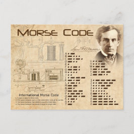 Morse Code Briefkaart