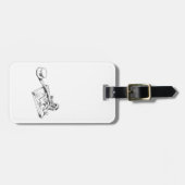 Morse Code Call Sign Tag Bagagelabel (Voorkant horizontaal)