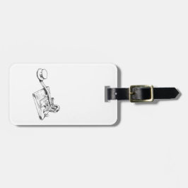 Morse Code Call Sign Tag Bagagelabel