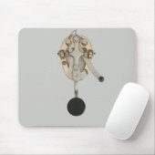 Morse Code CW Key Computer Mousepad Muismat (Met muis)