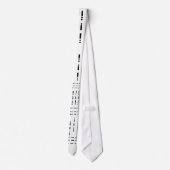 Morse Code "DAD"-stropdas door Brownielocks Stropdas (Achterkant)