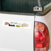 Morse Code Fist Bumper Sticker (Op Truck)