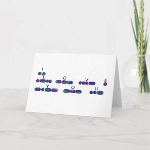 Morse Code Hues Card Kaart