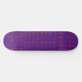 "Morse Code I" Persoonlijk Skateboard (Horizontaal)