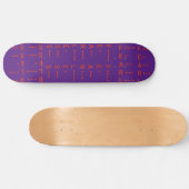 "Morse Code I" Persoonlijk Skateboard (Horizontaal)
