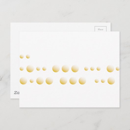Morse code "Ik hou van je" Briefkaart (Voorkant / Achterkant)