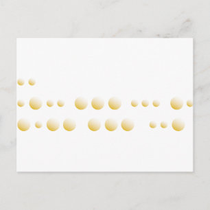 Morse code "Ik hou van je" Briefkaart