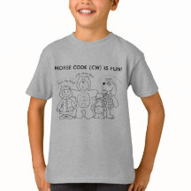 Morse Code is Fun T-Shirt for Young Learners