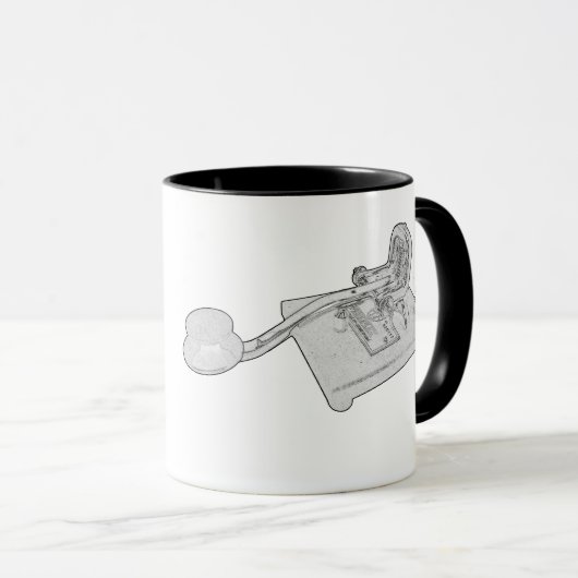Morse Code Key Mug Mok (Voorkant rechts)