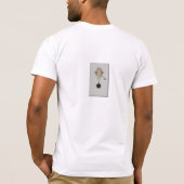 Morse code key "Tap me" T-shirt (Achterkant)