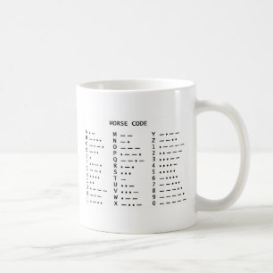 Morse Code Koffiemok