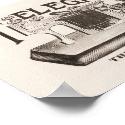 Morse Code Machine Poster (Hoek)