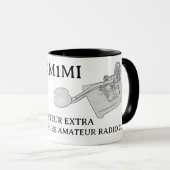 Morse Code Mug Mok (Voorkant rechts)