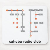 Morse code muispad muismat (Voorkant)