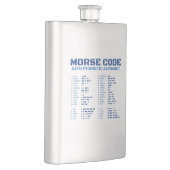 Morse Code NAVO Fonetisch Alfabet Flacon (Rechts)