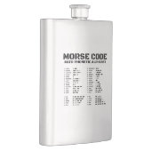 Morse Code NAVO Fonetisch Alfabet Flacon (Rechts)