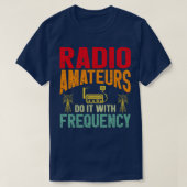 Morse-code Radio Ham Amateur Radio Operator Gift T-shirt (Design voorkant)