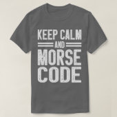 Morse-code Radio Ham Amateur Radio Operator Gift ( T-shirt (Design voorkant)