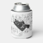 Morse Code Radio Key Schematisch Blikjeskoeler (Blikje Achterkant)