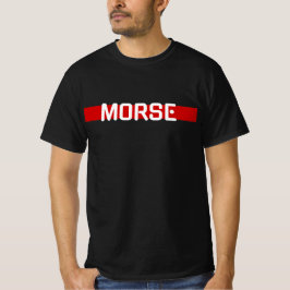 Morse Code Rode lijn - Amateur Radio T-shirt