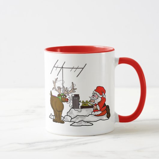 Morse Code Santa & Rudolph Mok om aan te passen (Rechts)