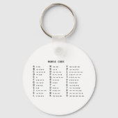 Morse Code Sleutelhanger (Voorkant)