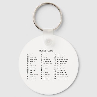 Morse Code Sleutelhanger