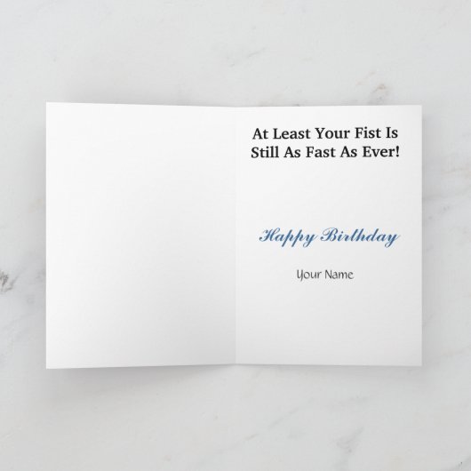 Morse Code Verjaardag Kaart aan te passen (Binnen)