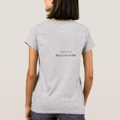 Morse code: Zwart leven is belangrijk. Bella Circl T-shirt (Achterkant)