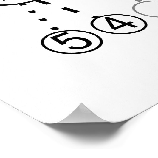 Morse codestructuurdiagram poster (Hoek)