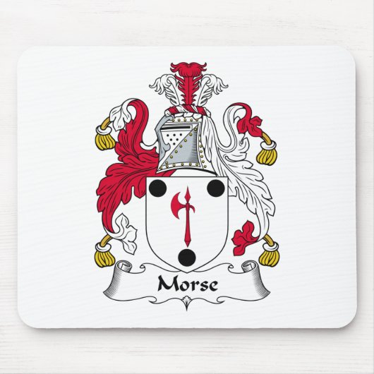 Morse Family Crest Muismat (Voorkant)