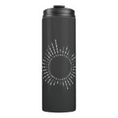 Morsecode alfabet van A tot Z Thermosbeker (Voorkant)