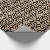 Morsecode, Systeem van Punten en Strepen Cadeaupapier (Hoek)