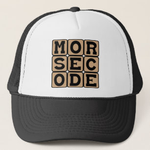 Morsecode, Systeem van Punten en Strepen Trucker Pet