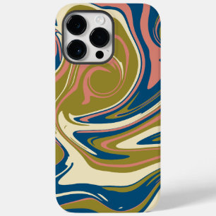 Morsen - Blauw, Olijfgroen, Roze en Cream Case-Mate iPhone 14 Pro Max Hoesje