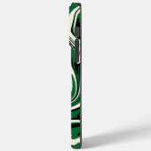 Morsen - Groen, Crème en Zwart Case-Mate iPhone Case (Achterkant / Links)