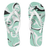 Morsen - Groen (Mint) Teenslippers (Voetbed)
