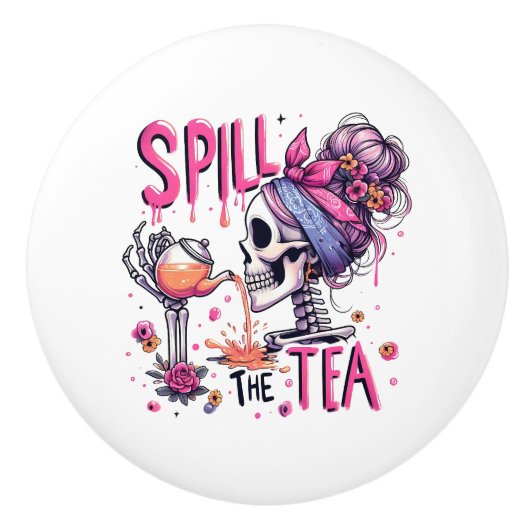 morsen keramische knop (Voorkant)