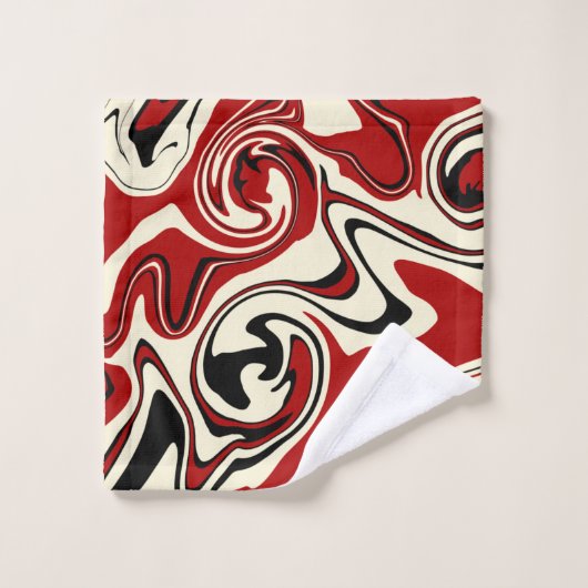 Morsen - Rood en kreeft Bad Handdoek (Wasdoekje)