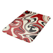 Morsen - Rood en kreeft Badmat (Gekanteld)