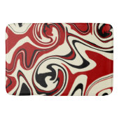 Morsen - Rood en kreeft Badmat (Voorkant)