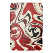 Morsen - Rood en kreeft Badmat (Voorkant Verticaal)