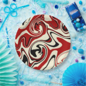 Morsen - Rood en kreeft Papieren Bordje (Feest)